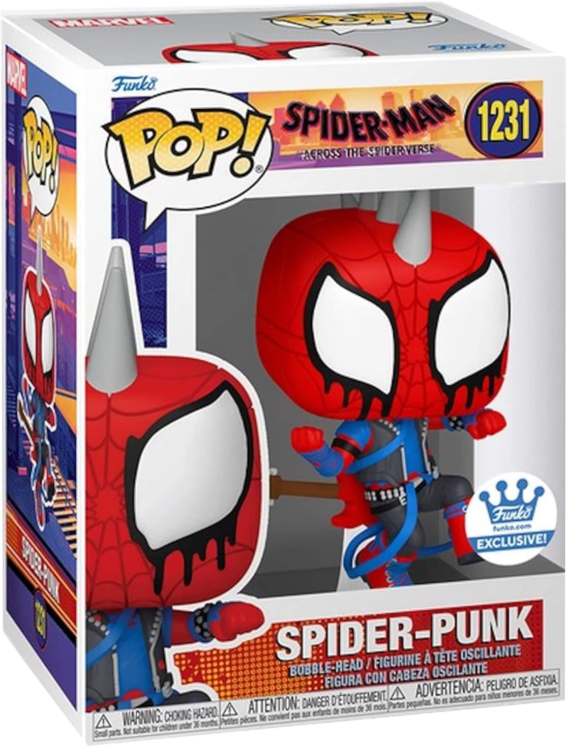 Funko Pop! Spider-man Across the Spider-Verse Spider-Spunk Vinyl Figure 1231