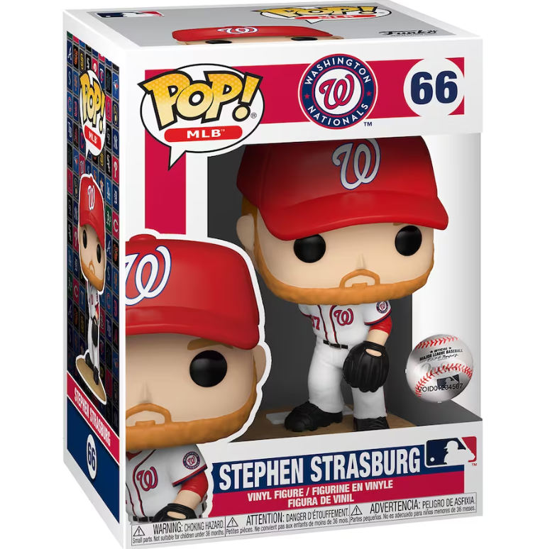 Funko Pop! MLB Washington Nationals Stephen Strasburg Vinyl Figure 66
