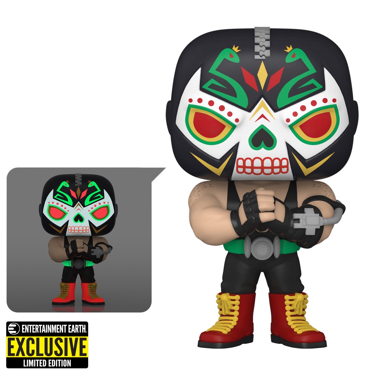 Dia de los DC Bane Glow-in-the-Dark Funko Pop! Vinyl Figure 412 - Entertainment Earth Exclusive