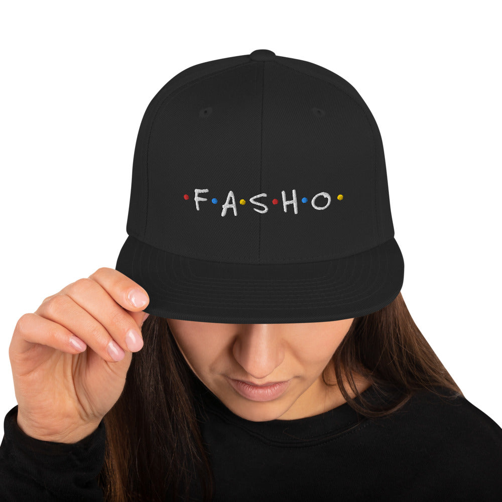 FASHO Friends Theme Snapback Hat