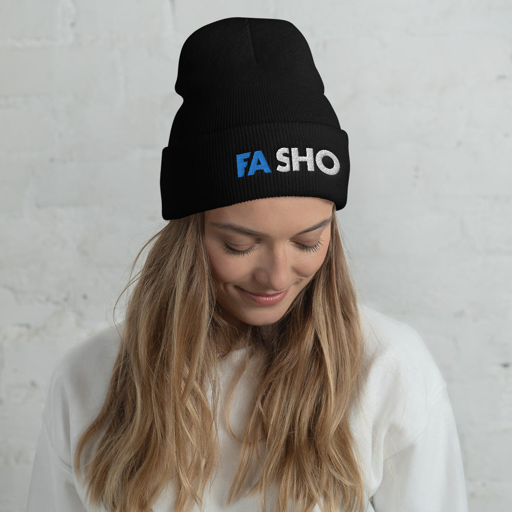 Fa Sho Cuffed Beanie