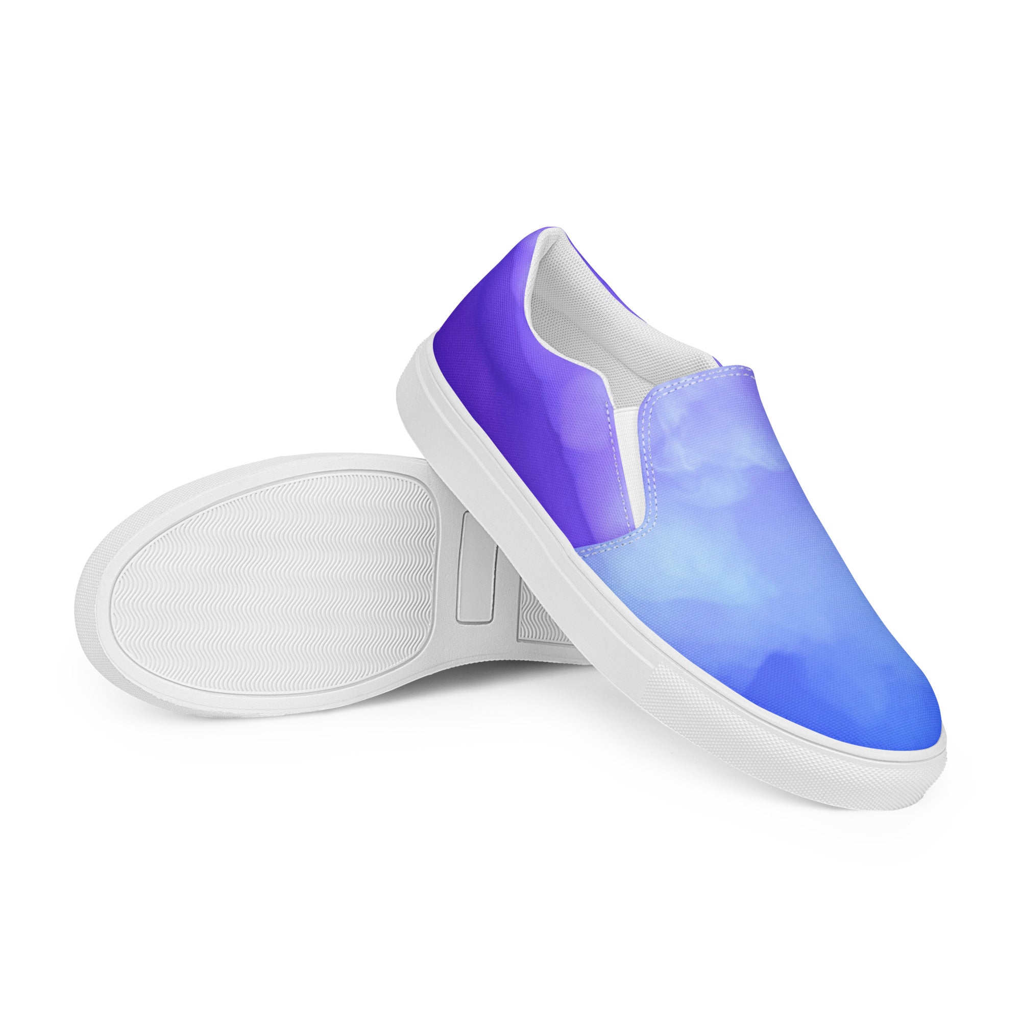 Purple Haze Men’s slip-on canvas shoes