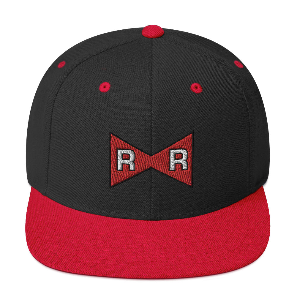 Dragon Ball Z Red Ribbon Army Logo Snapback Hat