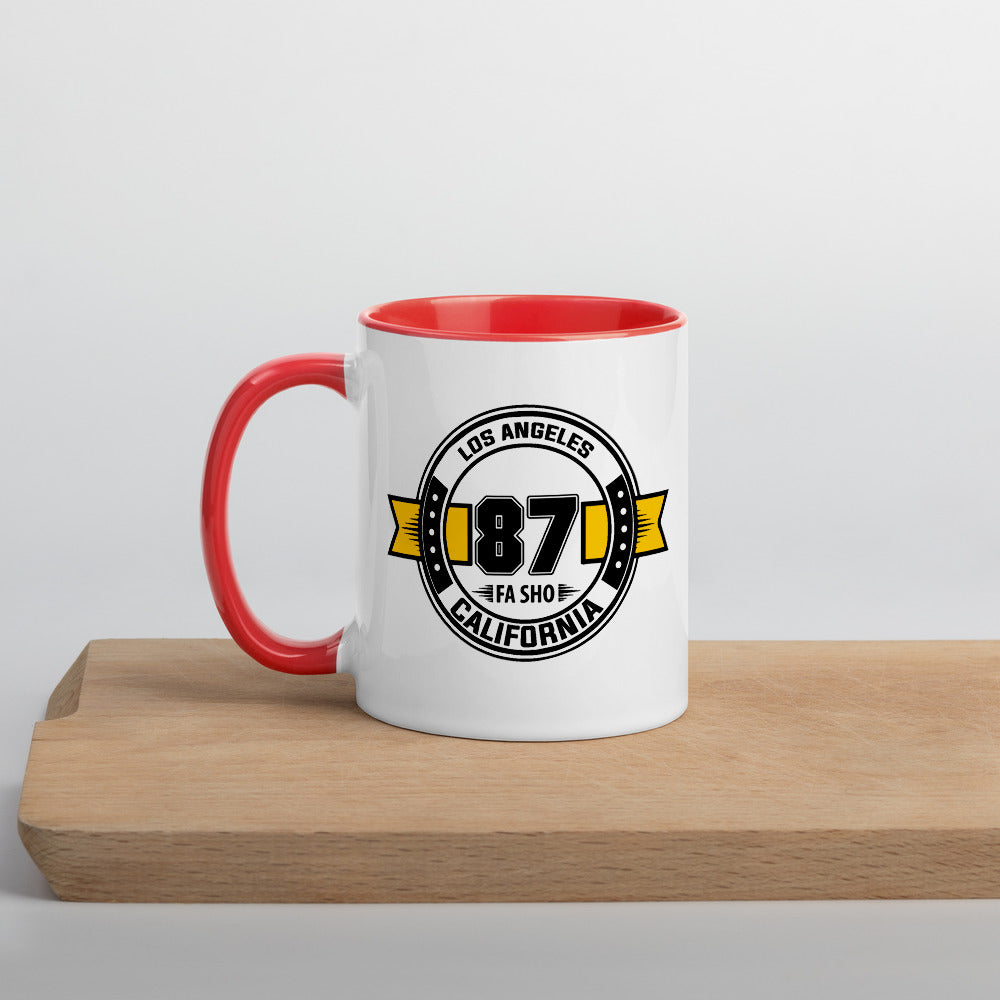 Los Angeles 87 Fa Sho Mug with Color Inside