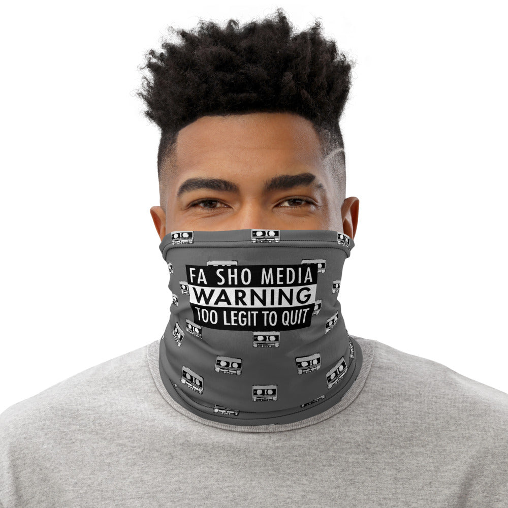 Fa Sho Media Too Legit Neck Gaiter