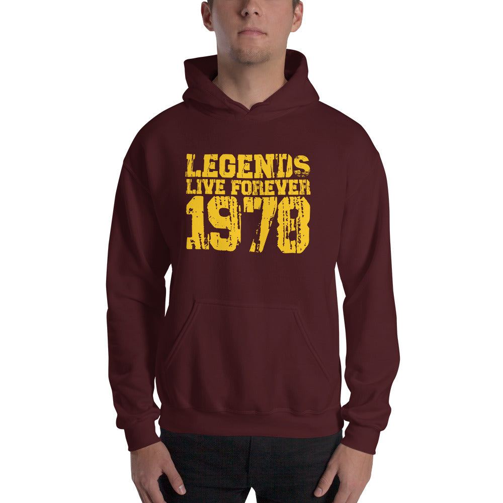 Legends Live Forever 1978 Hoodie (Men's)
