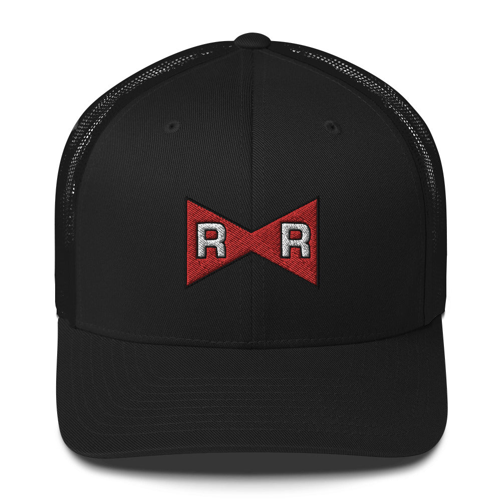Dragon Ball Z Red Ribbon Army Logo Trucker Hat