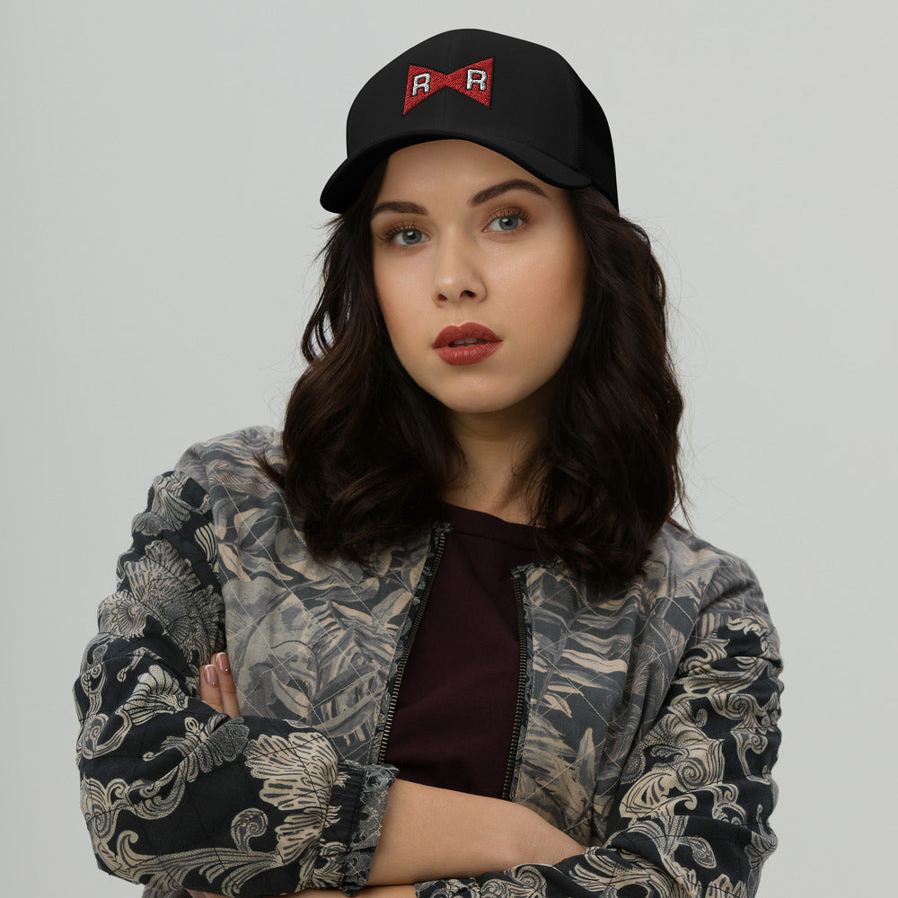 Dragon Ball Z Red Ribbon Army Logo Trucker Hat