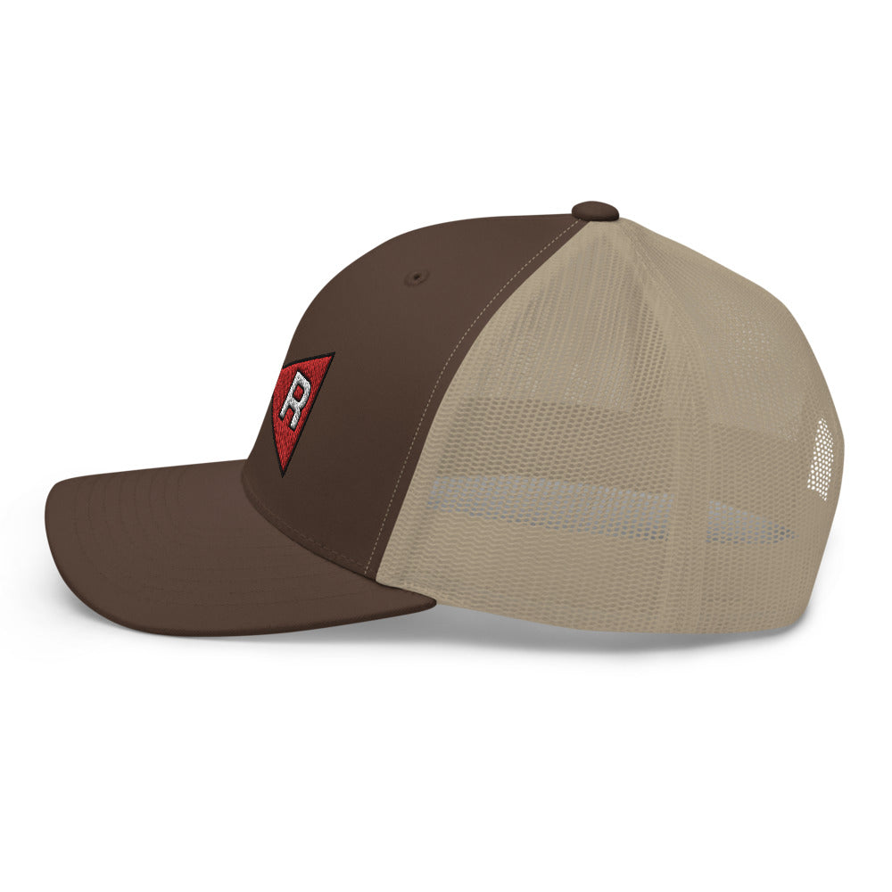 Dragon Ball Z Red Ribbon Army Logo Trucker Hat