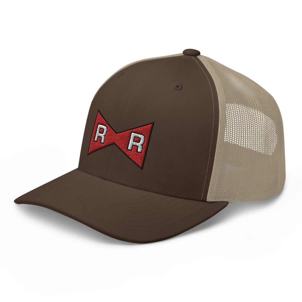 Dragon Ball Z Red Ribbon Army Logo Trucker Hat