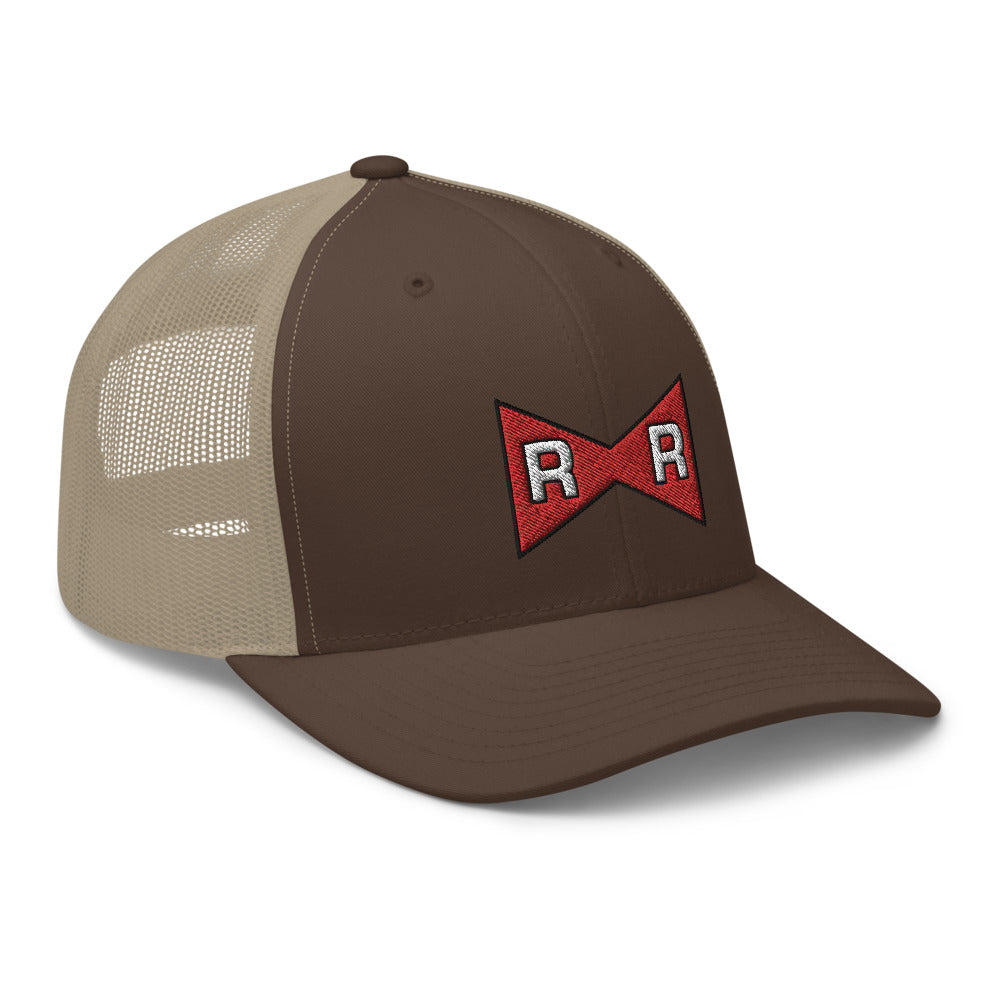Dragon Ball Z Red Ribbon Army Logo Trucker Hat