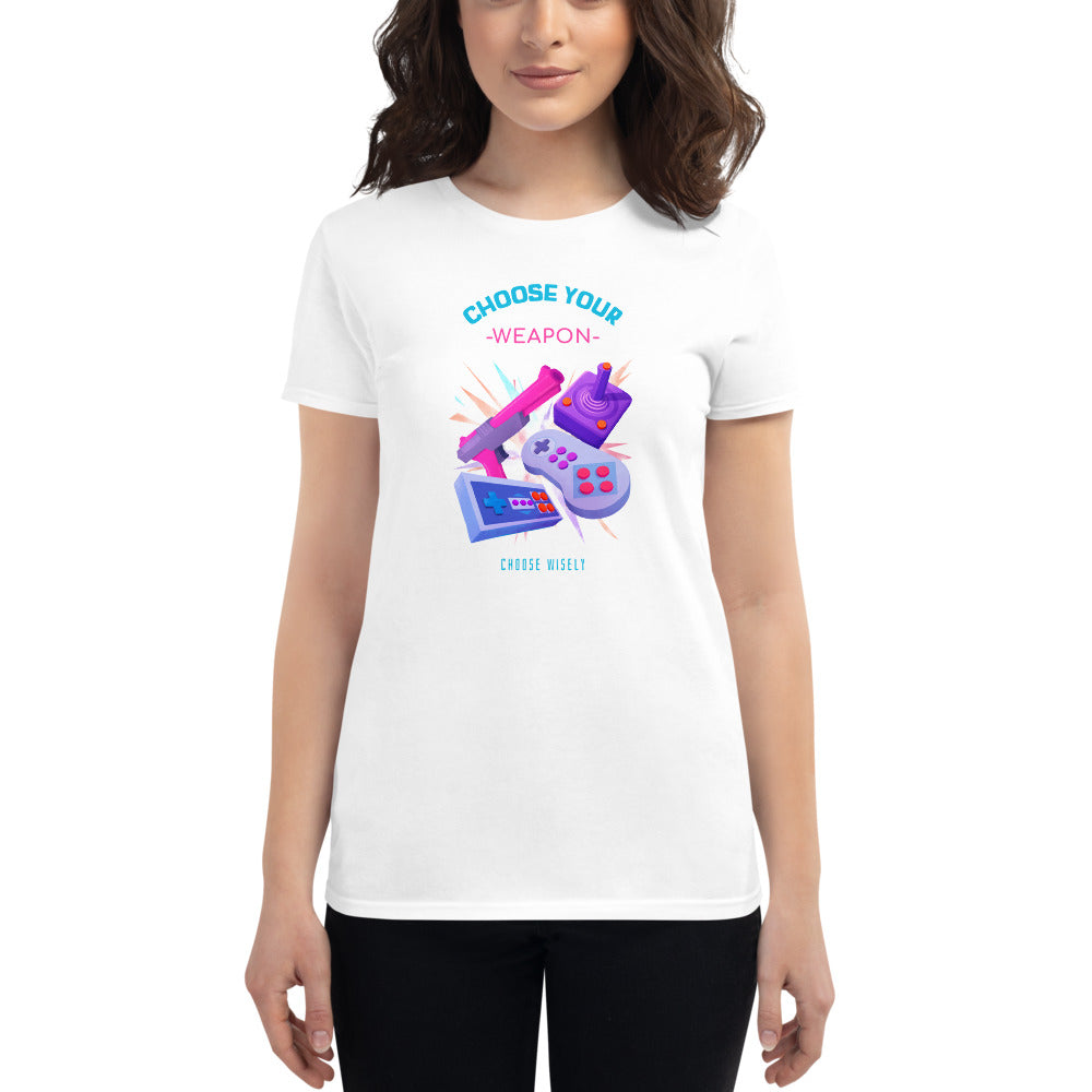 Gamer Choose Weapon Shirt (Women's)
